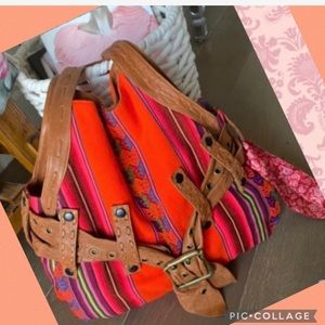 Anat Marin bohemian hippie shoulder hobo bag